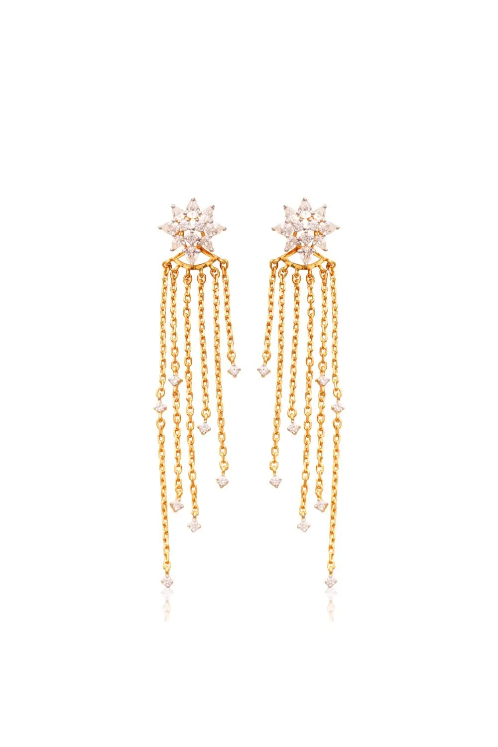 cascade fall earrings