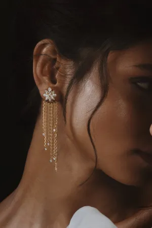 cascade fall earrings