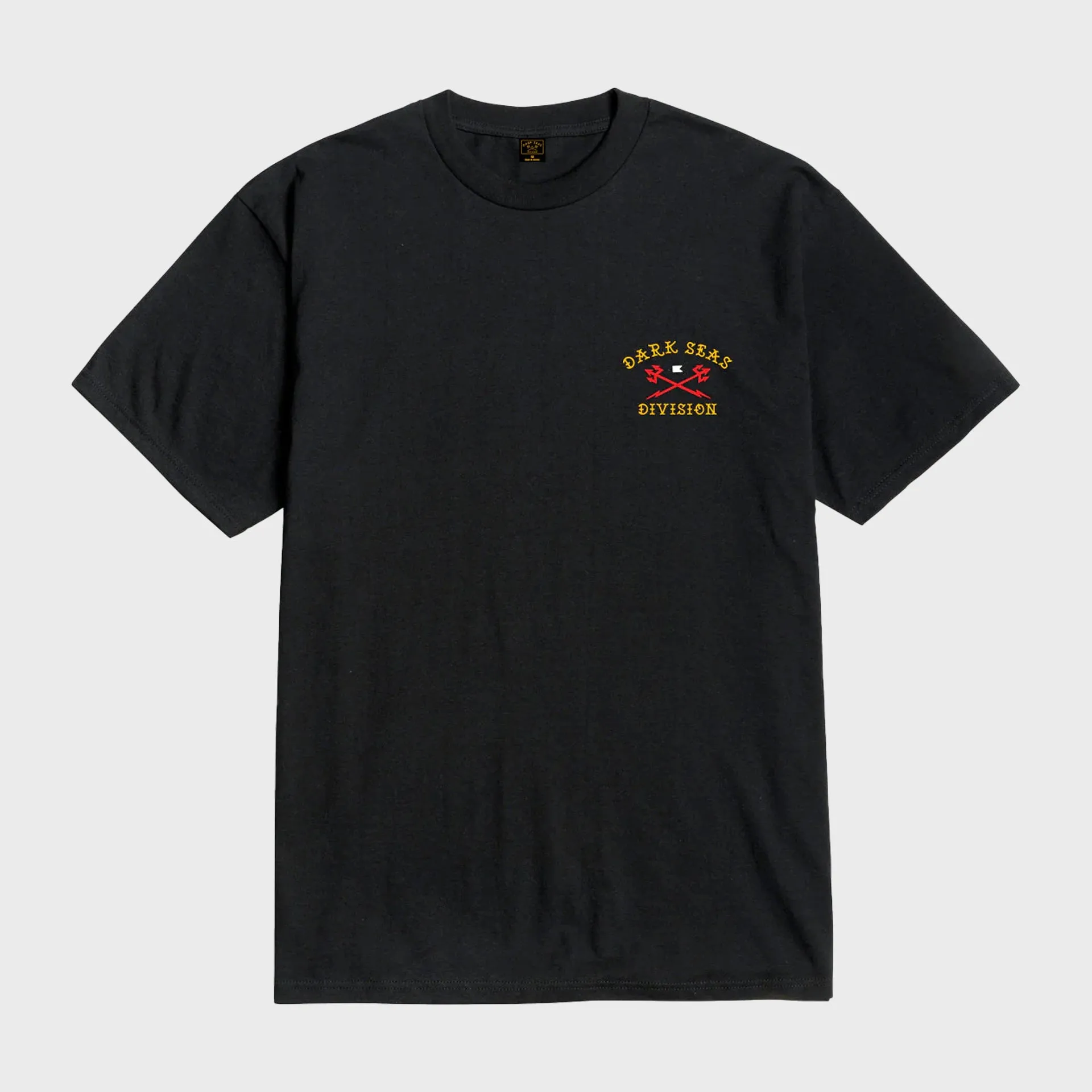 Dark Seas Mens Worldwide Stock T-Shirt - Black