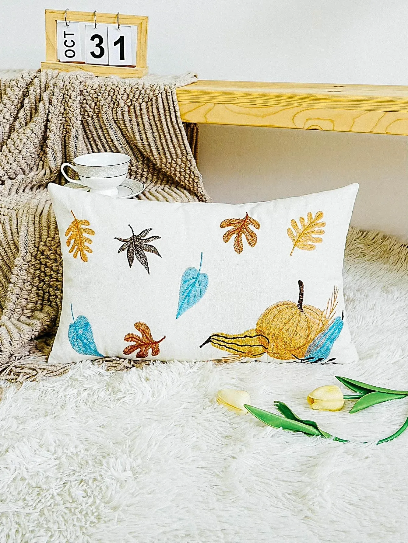 Seasonal Woodland Pillow Covers
