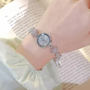 Women Luxury Diamond Shape Wristwatch